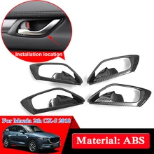 Автомобильный Стайлинг ABS хром для Mazda 2th CX-5 Автомобильная внутренняя ручка двери рамка внутренняя накладка на дверь блестки крышка авто аксессуары
