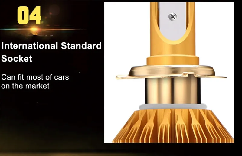 CROSSLEOPARD White Gold Color 12V 10000LM H4 H7 H1 H8 H9 H11 Led Car Headlight 3000K 6000K Dual Color Led Headlamp Auto Bulbs  (10)