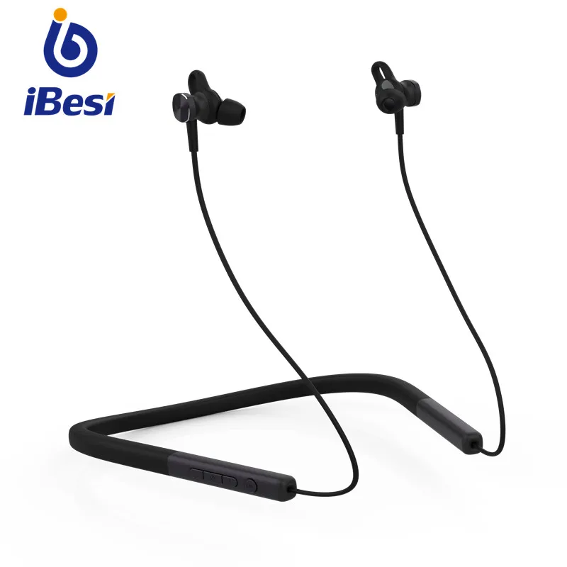 

iBesi Wireless Headphones ANC Headset Stereo V4.2 Sport Neckband Magnetic with Mic Active Noise Cancelling for All Mobile Phones