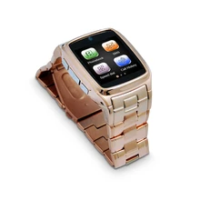 Горячая модель умные часы из нержавеющей стали умные Мобильные часы наручные часы с поддержкой sd-карты Смарт-часы металлический чехол и ремень