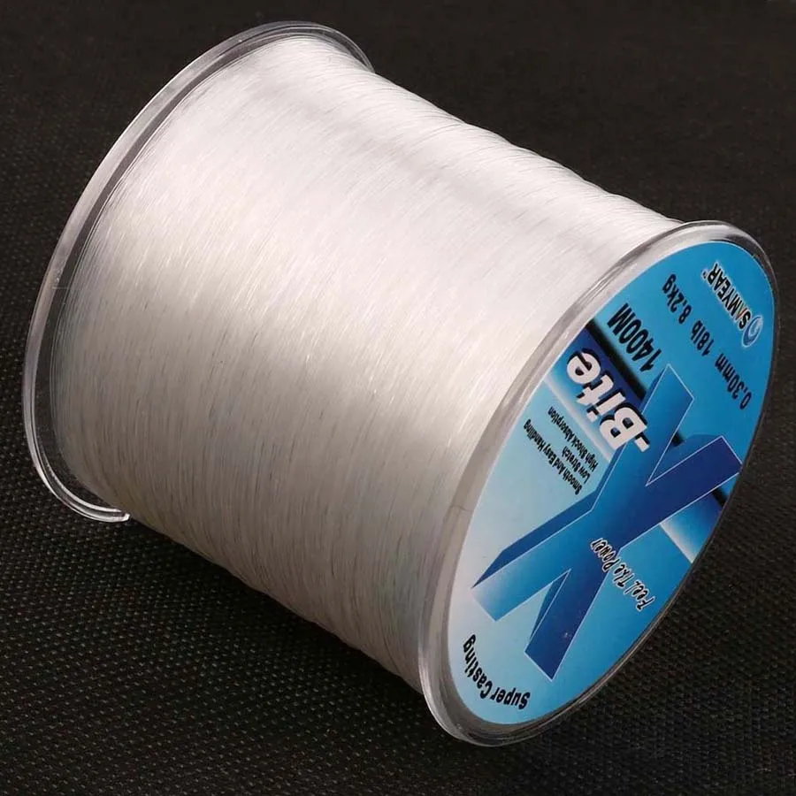 1400m 18lb 0.3mm Super Strong Nylon Line Rope Clear White Jip Carp Fishing  Line Wire Monofilament Line Material from Japan
