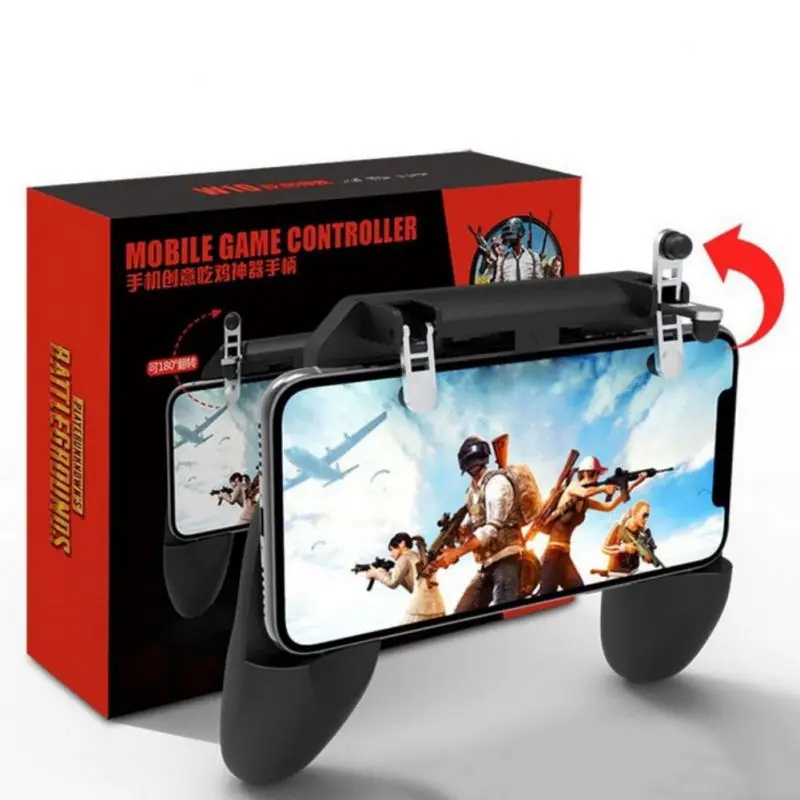 Super Practical Mobile Phone Game Console Control Handle W10 3-in-1 Game Grip Fire Trigge for PUBG Super Practical Mobile Phone Game Console Control Handle W10 3-in-1 Game Grip Fire Trigge for PUBG