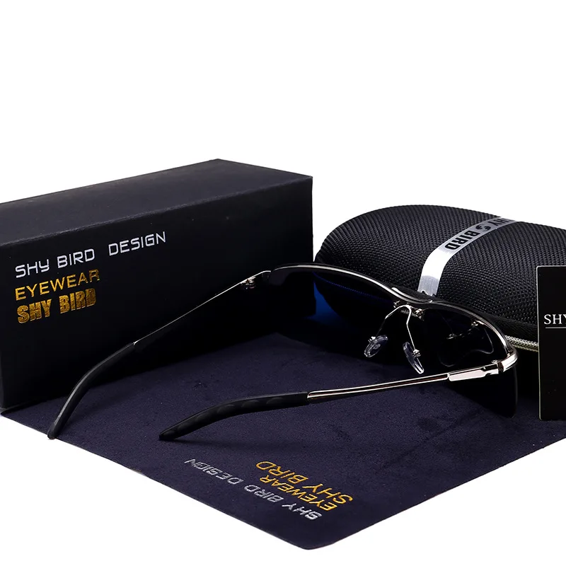 Новые унисекс поляризованные фотохромные мужские солнцезащитные очки с зеркальным покрытием для вождения, роскошные брендовые дизайнерские очки