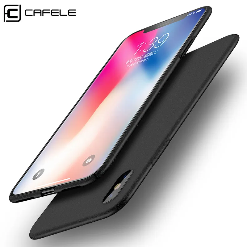 Cafele ТПУ мягкий чехол для iPhone X 5.8 дюймов 0.4 мм ультра тонкий Анти-отпечатков
