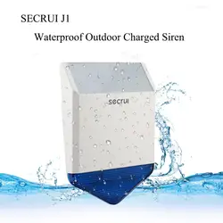 SECRUI J1, Беспроводной наружная строба сирена, безопасности дома Акустооптическая сигнализации, наблюдения сигнал тревоги Системы