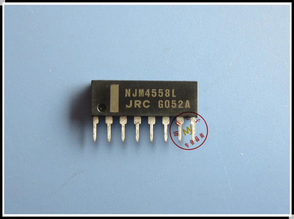 50PCS/LOT NJM4558L SIP 8 JRC4558 Dual Operational Amplifier-in ...