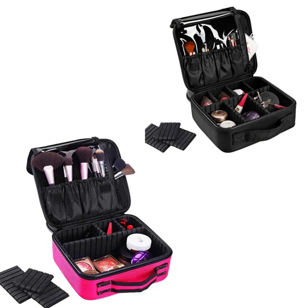 

Transer Functional Cosmetic Bag Women Fashion Travel Make Up Necessaries Organizer Zipper Makeup Case Toiletry Kit Bag S27 35
