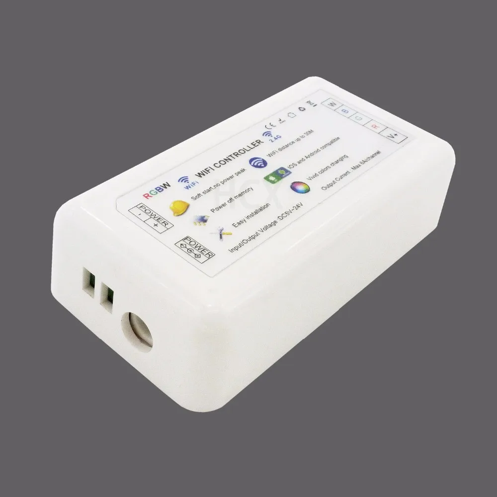 IOS Android RGBW контроллером Wi Fi iPhone WiFi управления esp8266 Встроенный 4 маршрут Max 6a/канал LED