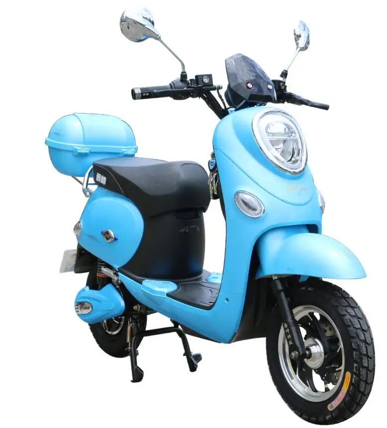 Электрический мотоцикл с 48/60 В 20Ah литиевых Батарея спереди/сзади гидравлические дисковые тормоза E скутер 48 В 500 Вт Электрический велосипед - Цвет: 48v20a lead acid