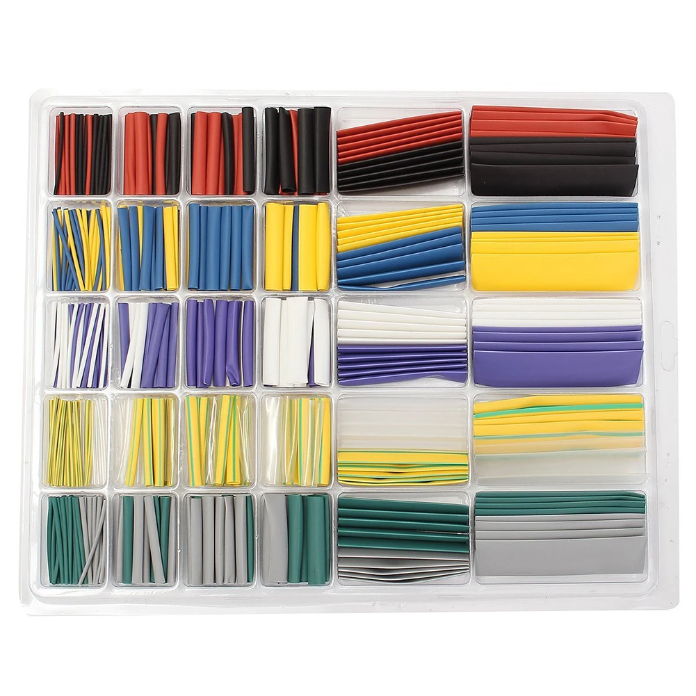500pcs 21 Heat Shrink Tube Heat shrink Car Electrical Wire Wrap Sleeve