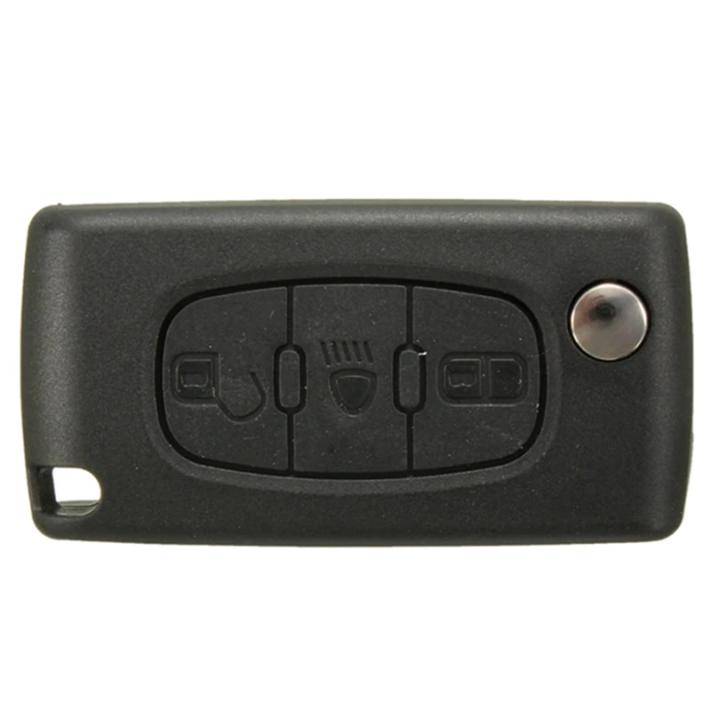 3 кнопки дистанционного ключа складной Fob чехол с лезвием для Citroen C4 C5 C6 C8