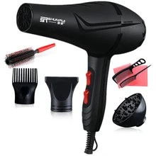 Профессиональный электрический фен для волос с отрицательными ионами, электрическая сушильная машина для волос без травм, высокое качество и высокая мощность, фен для волос