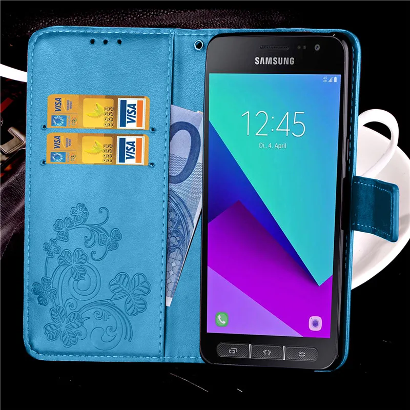 Для samsung Galaxy Xcover 4 Чехол-кошелек кожаный флип-чехол для samsung Galaxy XCover 4 G390F SM-G390F чехол для телефона чехол