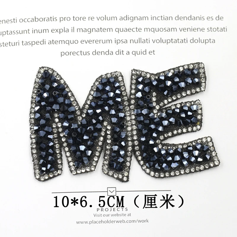 

Water Drill Patch Cloth Paste Fashion Hot Stamp Paste Small Hole Decorative Clothes Paste Pattern