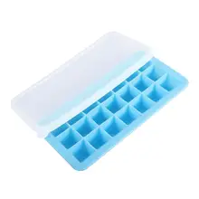21-сетка силиконовая форма для льда «поднос для льда с крышками творческая пища-Класс силиконовые формы для баров кухонь напиток жидкость