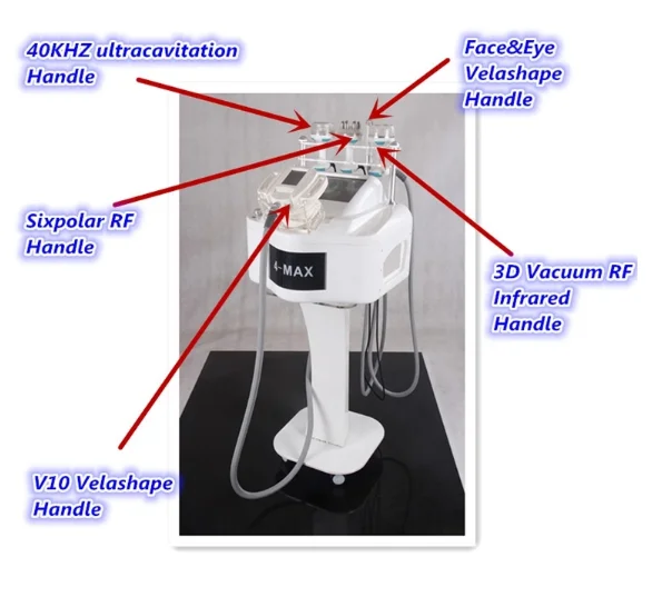 Velashape 3 rf кавитационная машина для похудения, вакуумная роликовая машина для целлюлита