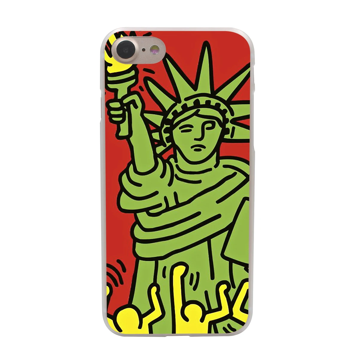 Жесткий чехол Lavaza Keith Haring art для телефона iPhone XR X XS 11 Pro Max 10 7 8 6S 5 5S SE 4 4s