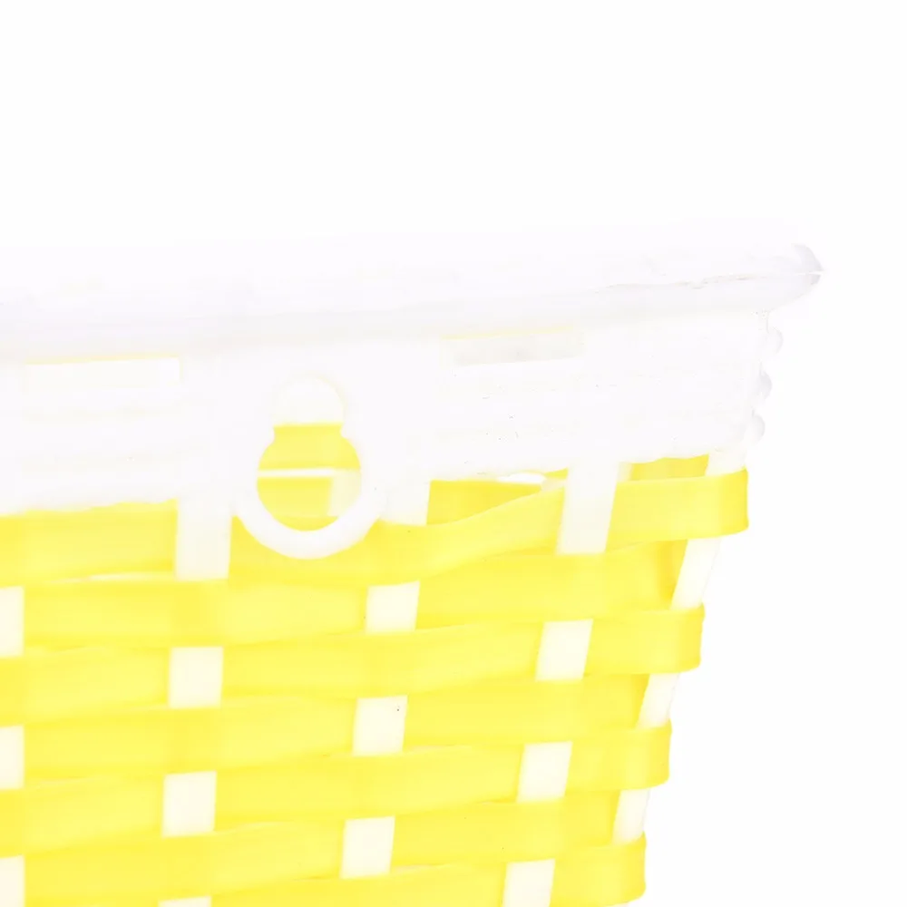 1PC Front Basket Children Bicycle Cycle Flowery Shopping Stabilizers Bowknot Scooter Basket Handlebar Bag Children Bike