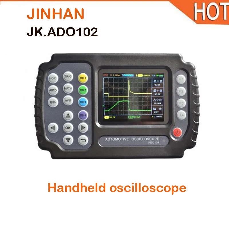 

JINHAN ADO102 Automotive Oscilloscope Handheld Digital Storage Oscilloscope and Digital Multimeter car repair oscilloscope