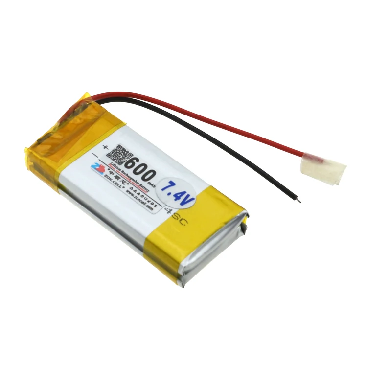 502248x2 смарт-динамик литий-полимерный Батарея 7,4 V600mAh 52x23x10 мм