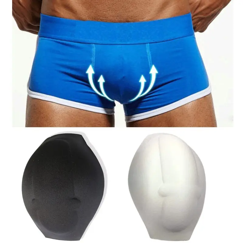 

Men U Shape 3D Invisible Bulge Pouch Sponge Cup Foam Pads Enhancing Removable Enlarger for Swim Shorts Underwear