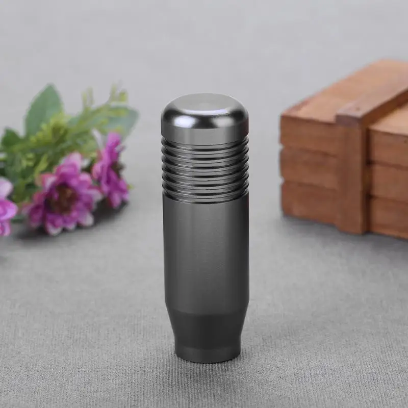 Universal Auto Manual transmisión Gear palanca de mando estilo de coche automóvil accesorios de aluminio palanca de mando Universal Auto Manual transmisión Gear palanca de mando estilo de coche automóvil accesorios de aluminio palanca de mando