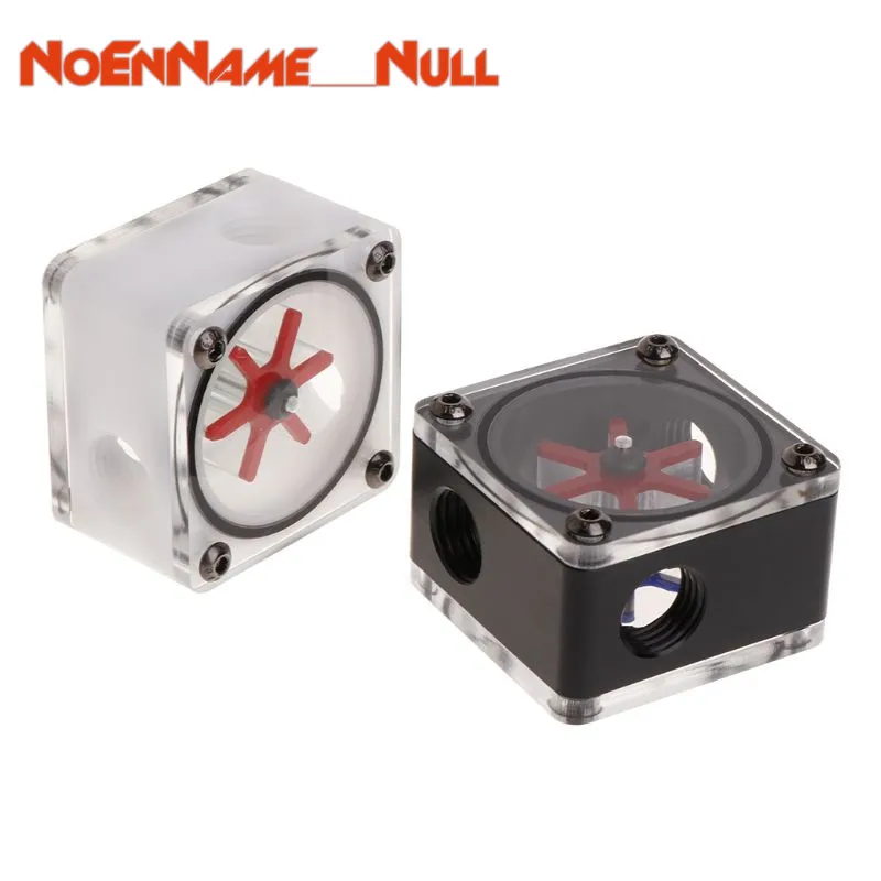 

Water cooler cpu cooler 3 Way Water Cooling Flow Meter Indicator For PC Water Cooling System G1/4 Thread dropshipping