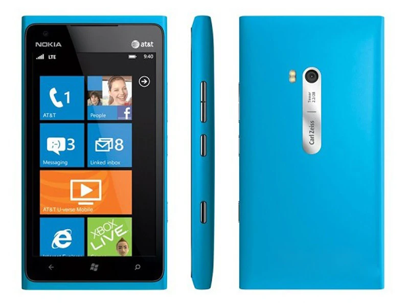 Отремонтированный мобильный телефон NOKIA Lumia 900 разблокирован Nokia 900 Windows Phone 3g Wifi 8MP 16GB Гарантия один год