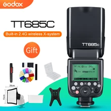 Godox TT685C TT685N TT685S TT685F TT685O ttl HSS 2,4 г беспроводной системы Камера Flash вспышка для Canon Nikon sony фужи Олимпус