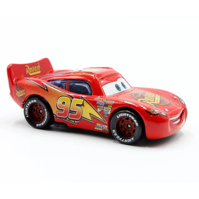 Disney Pixar Cars Lightning McQueen with Racing Wheels Diecast Vehicle