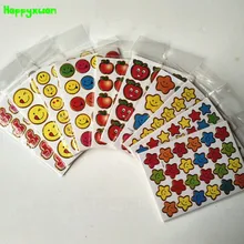 Happyxuan 40 sheets lot 9 12 5cm Mini Paper Stickers Smile face Thumbs Stars School Teachers