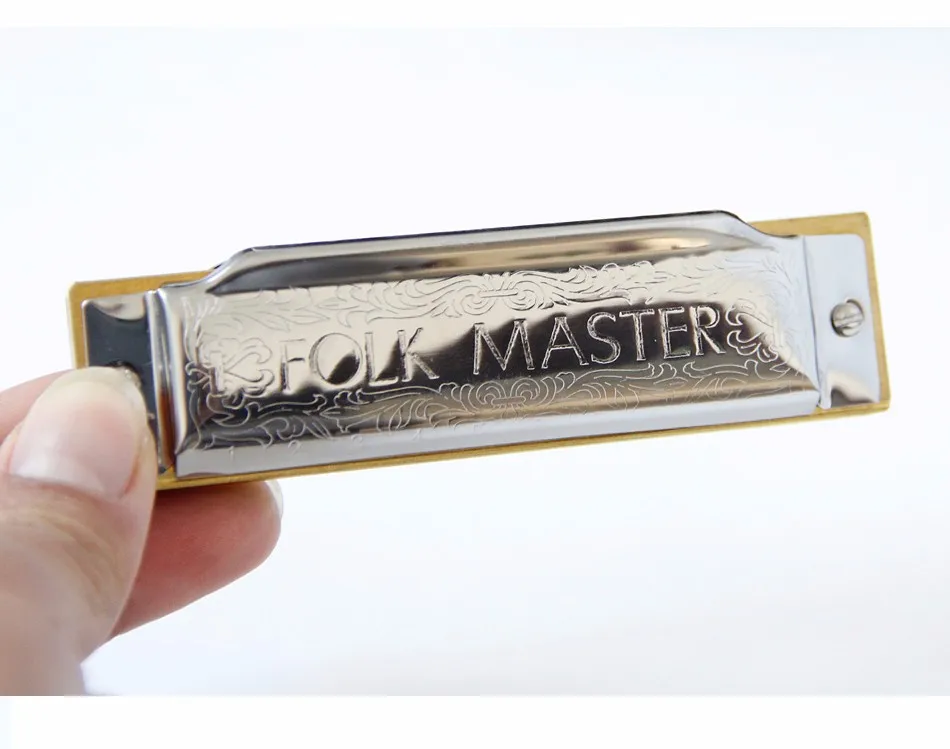 Suzuki Folkmaster 1072-C Diatonic C Ключ 10 отверстий Губная гармошка для начинающих