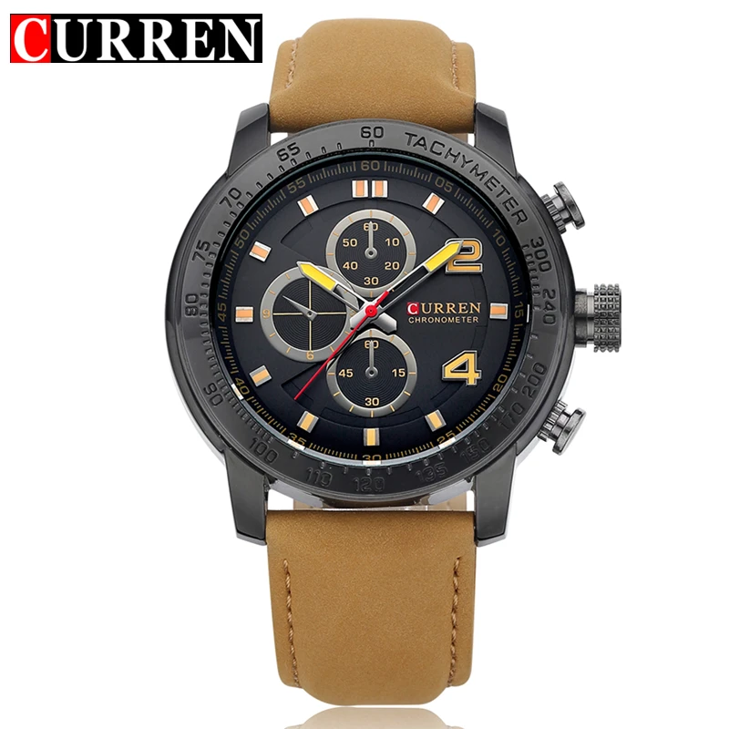 

Luxury brand curren 8190 waterproof men watches army sport montre homme quartz watch clock not reloj inteligente bolsa feminina