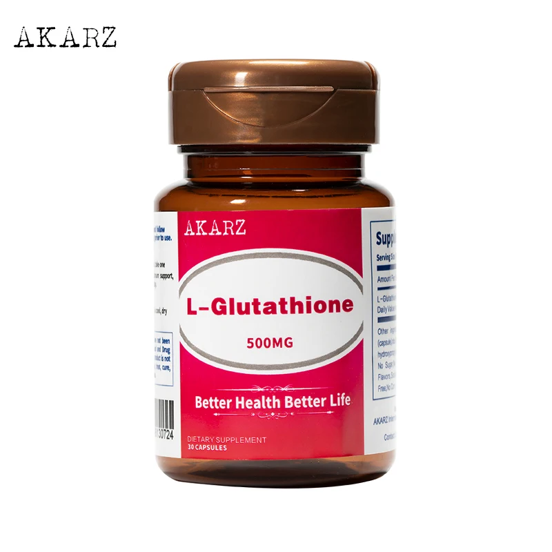 

AKARZ Famous brand L-Glutathione A Potent Antioxidant That Supports Immune Health 500mg
