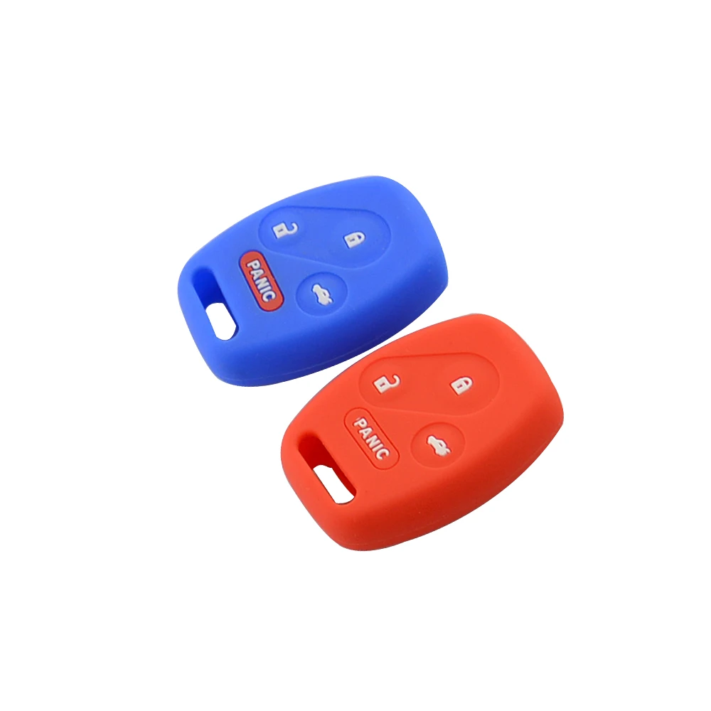 Цветной силиконовый чехол на 4 кнопки для Honda 2003 2008 Accord дистанционного ключа