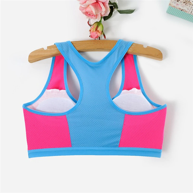 Push Up Sports Bras for Fitness Yoga Running Padded Tank Top Athletic Vest Underwear Shockproof Strappy Bra Top #FS#4JU20 (7)