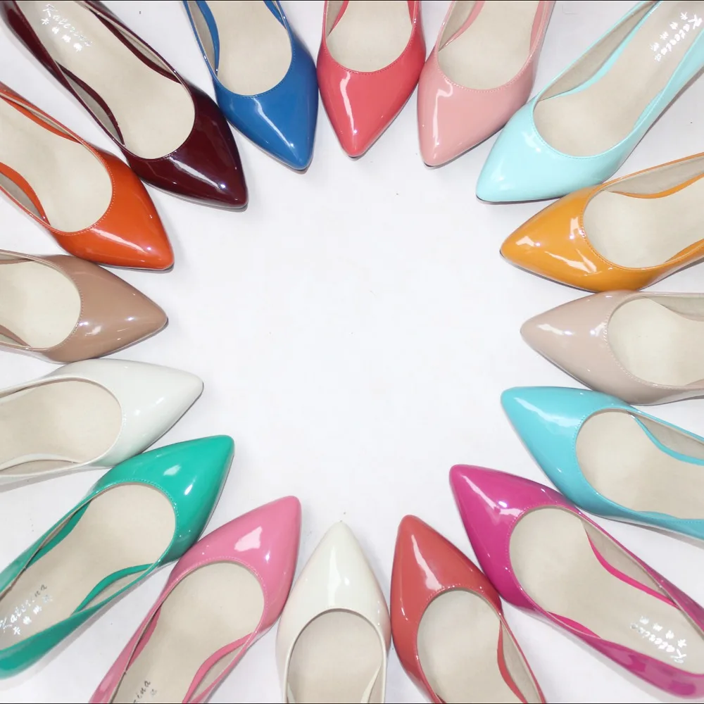 Buy 2016 autumn high quality colorful high heel women