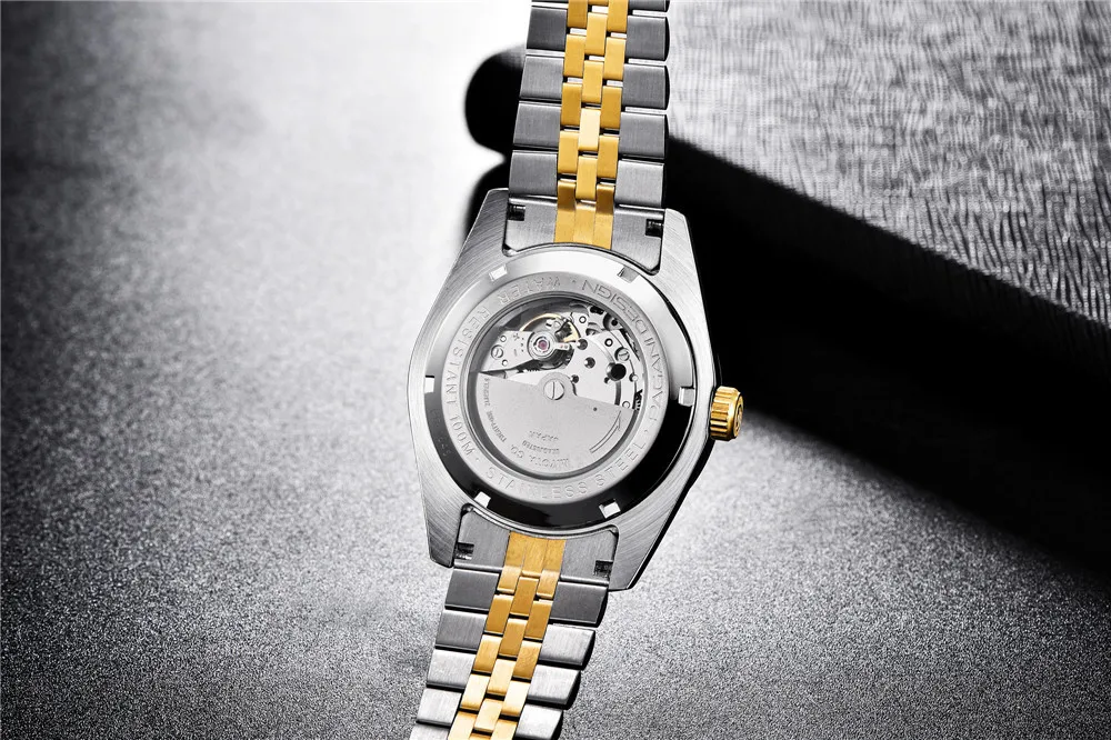 PAGANI Дизайн мужские часы золотые автоматические механические часы мужские роскошные модные водонепроницаемые часы из нержавеющей стали Erkek Kol Saati
