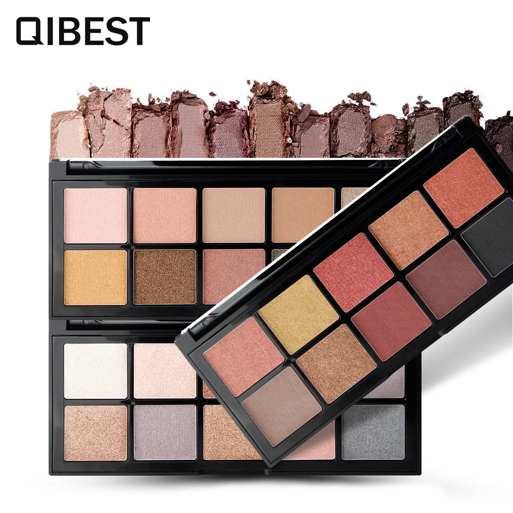 

12color Nude EyeShadow Waterproof Lasting Pigment Women Eye Makeup Nude Smoky Palette Cosmetics
