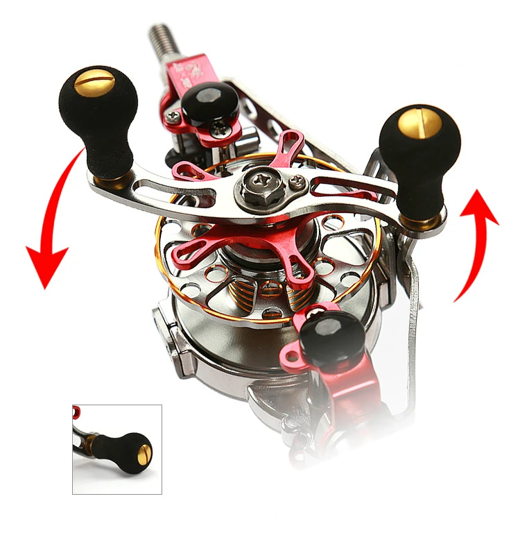 Diy металлическая пустотелая катушка автоматической очистки аквариума линейные катушки спиннинговое приспособление колесо рыболовное судно Плот Baitcast кастинговая Катушка левая правая рука