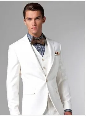 white wedding costume