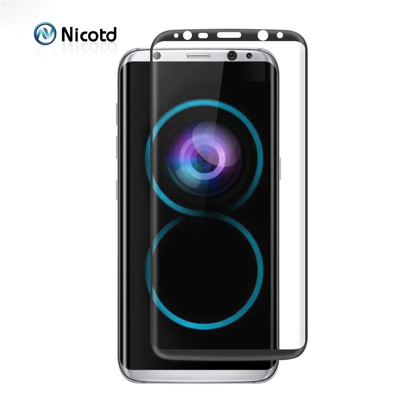 

For Samsung Note 8 3D Curved Full Cover Tempered Glass for Galaxy S7edge Coverage Full Screen Protector film For Samsung S8 Plus