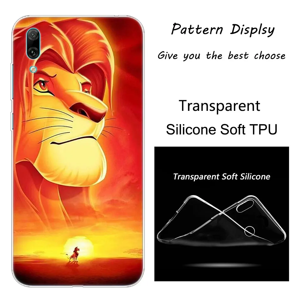 Популярный Мягкий силиконовый чехол для телефона с изображением короля льва для huawei mate 10 20 Lite Pro Enjoy 9S Y9 Y7 Y6 Y5 Pro Модный чехол