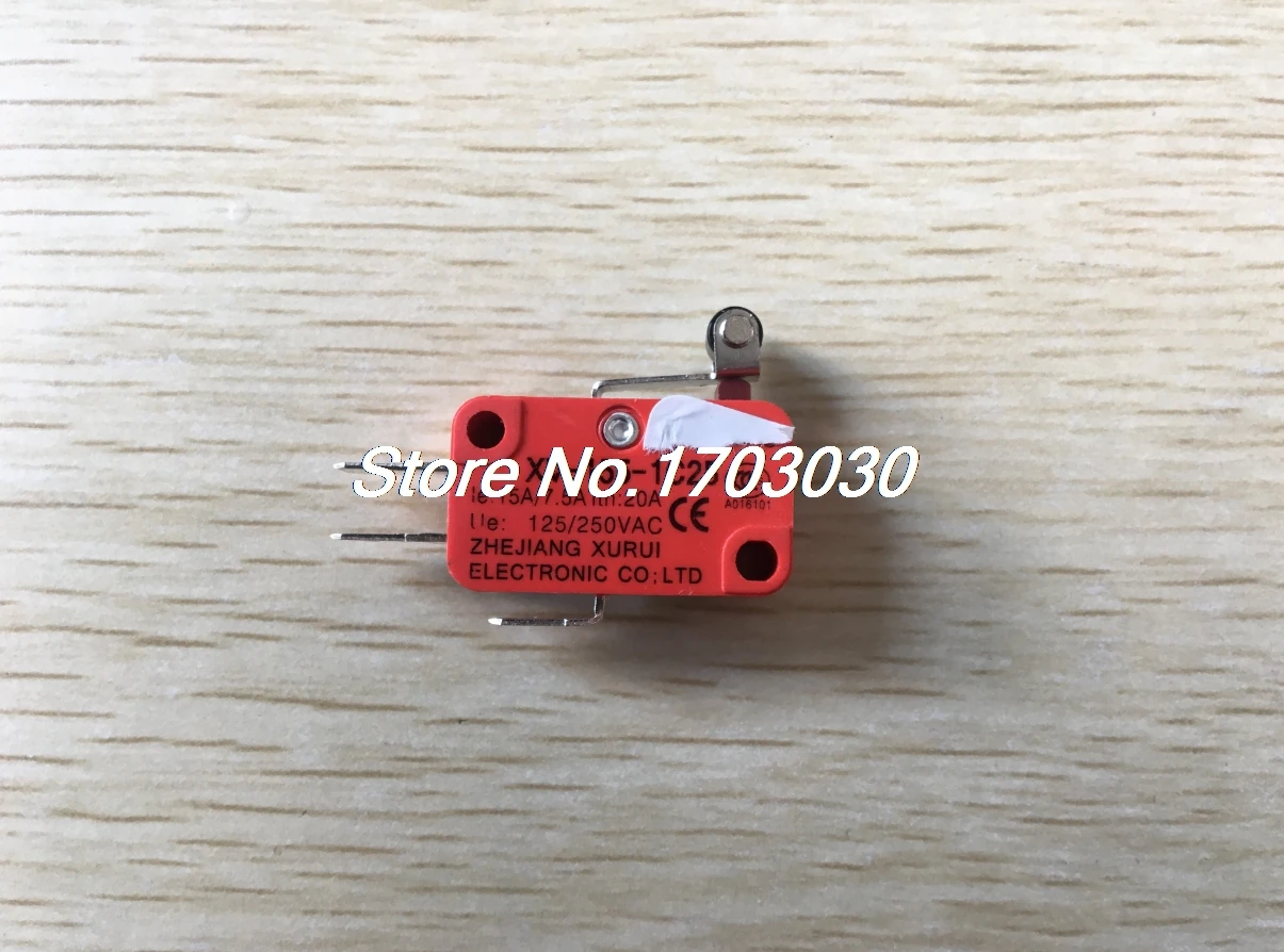 

2pcs AC Control Circuits Short Hinge Roller Lever SPDT Miniature Micro Switch