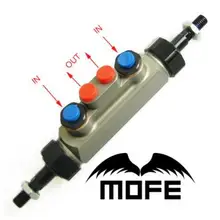 MOFE 0,7 дюймов гоночный поршень гидравлический Дрифт ручной тормоз двойной насос тандем главный цилиндр для Civic K8 SOHC D16 EK3 97~ 05