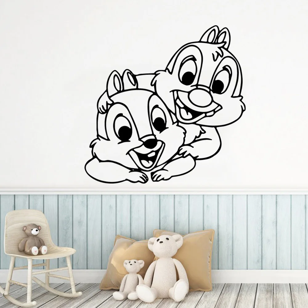 

Retro rabbit Wall Sticker Vinyl Home Decor For Kids Room Children Room Decoration Removable Decal