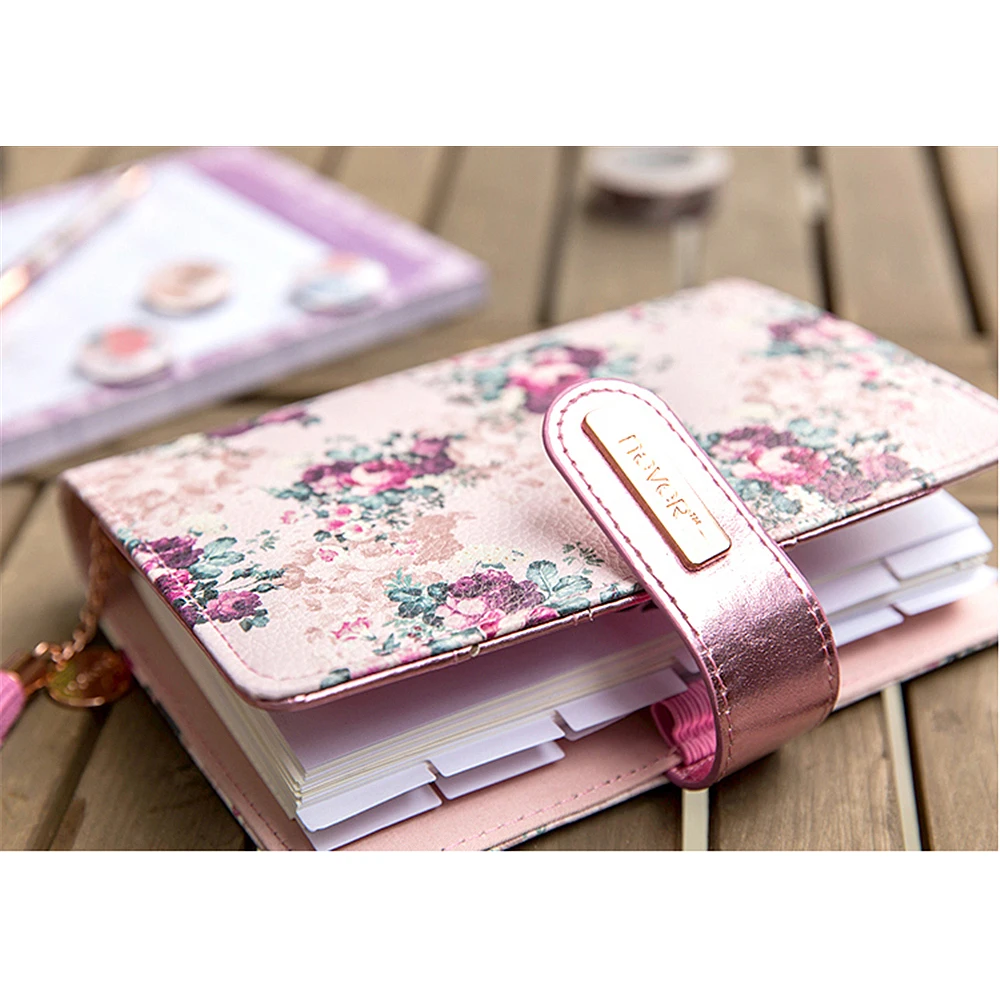 

Stationery Rose Series Spiral Notebook 2019 Agenda Organizer Planner Personal Diary Book Office&School Supplies