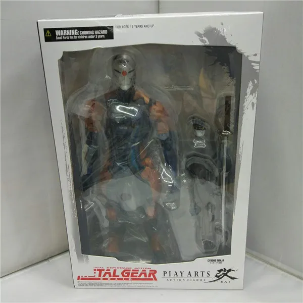 

Play Arts Kai Solidus Snake Gray Fox Metal Gear Solid Cyborg Ninja PA 27cm PVC Action Figure Doll Toys Kids Gift Brinquedos