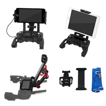 

Remote Controller 4.6"-12"Tablet Phone Mount Bracket Holder + Shoulder Neck Strap for DJI Mavic pro Air Spark Drone