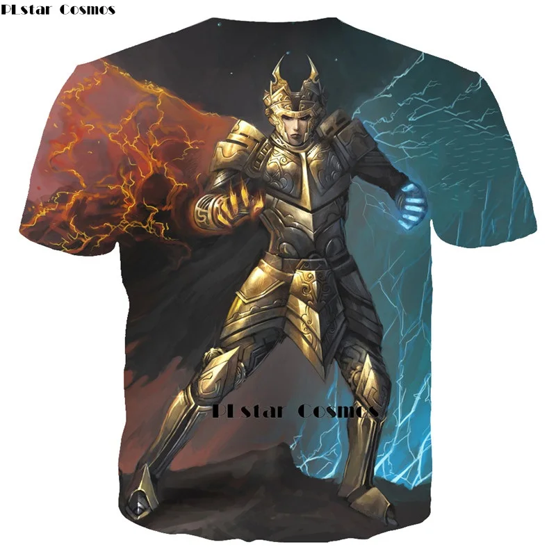 Cloth Myth Glod Saint Seiya print t shirt (10)
